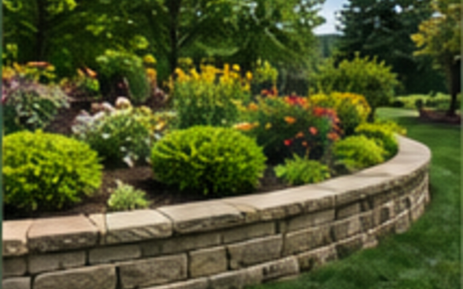 Joe's Lawn Care landscaping and curb appeal work
